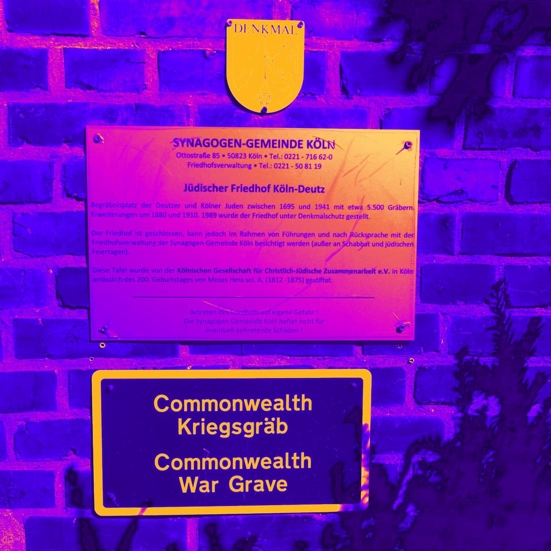 Köln Jüdisch Friedhof Spuren Geschichte